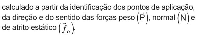 Trecho de texto com os símbolos P vetorial, N vetorial e f subscrito e vetorial.