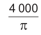 quatro mil sobre pi